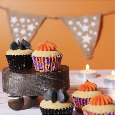 Mini Καραμελόχαρτα Halloween Pumpkin Party (2 Σχέδια) Ø33x21mm x60 PME
